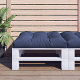 vidaXL Palletkussen 50x50x12 cm stof antracietkleurig