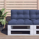 vidaXL Palletkussen 50x40x12 cm stof antracietkleurig