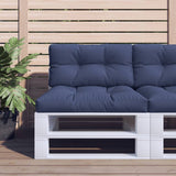 vidaXL Pallet Cushions 2 pcs Fabric Anthracite