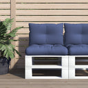 vidaXL Pallet Cushions 2 pcs Fabric Anthracite