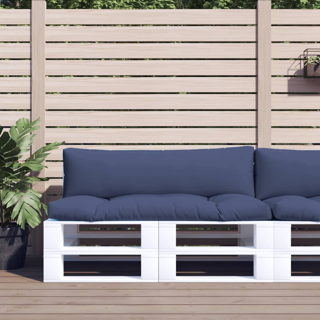 vidaXL Palletkussen 58x58x10 cm stof antracietkleurig