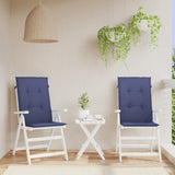 vidaXL Garden Chair Cushions 6 pcs high back 120x50x3 cm fabric anthracite