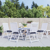 vidaXL Stoelkussens 2 st 40x40x7 cm oxford stof antracietkleurig