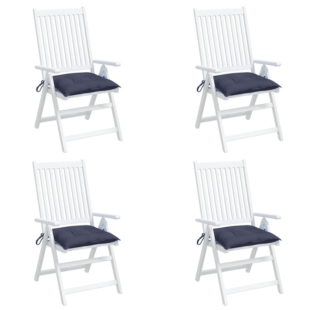 vidaXL Stoelkussens 2 st 40x40x7 cm oxford stof antracietkleurig