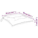 vidaXL Stoelkussens 2 st 40x40x7 cm oxford stof antracietkleurig