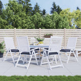 vidaXL Stoelkussens 2 st 40x40x7 cm oxford stof antracietkleurig