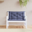 vidaXL Garden Bench Cushions 2 pcs 100x50x7 cm oxford fabric anthracite