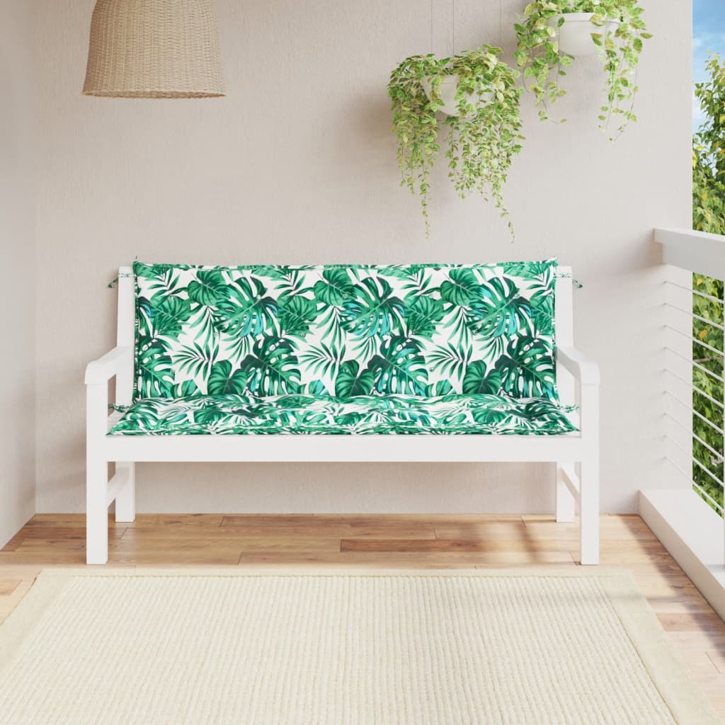 vidaXL Garden Bench Cushions 2 pcs 100x50x7 cm oxford fabric anthracite