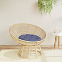 vidaXL Zitkussen rond Ø 60 x11 cm oxford stof antracietkleurig