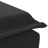 vidaXL Massage chaise longue met bolster fluweel lichtgrijs