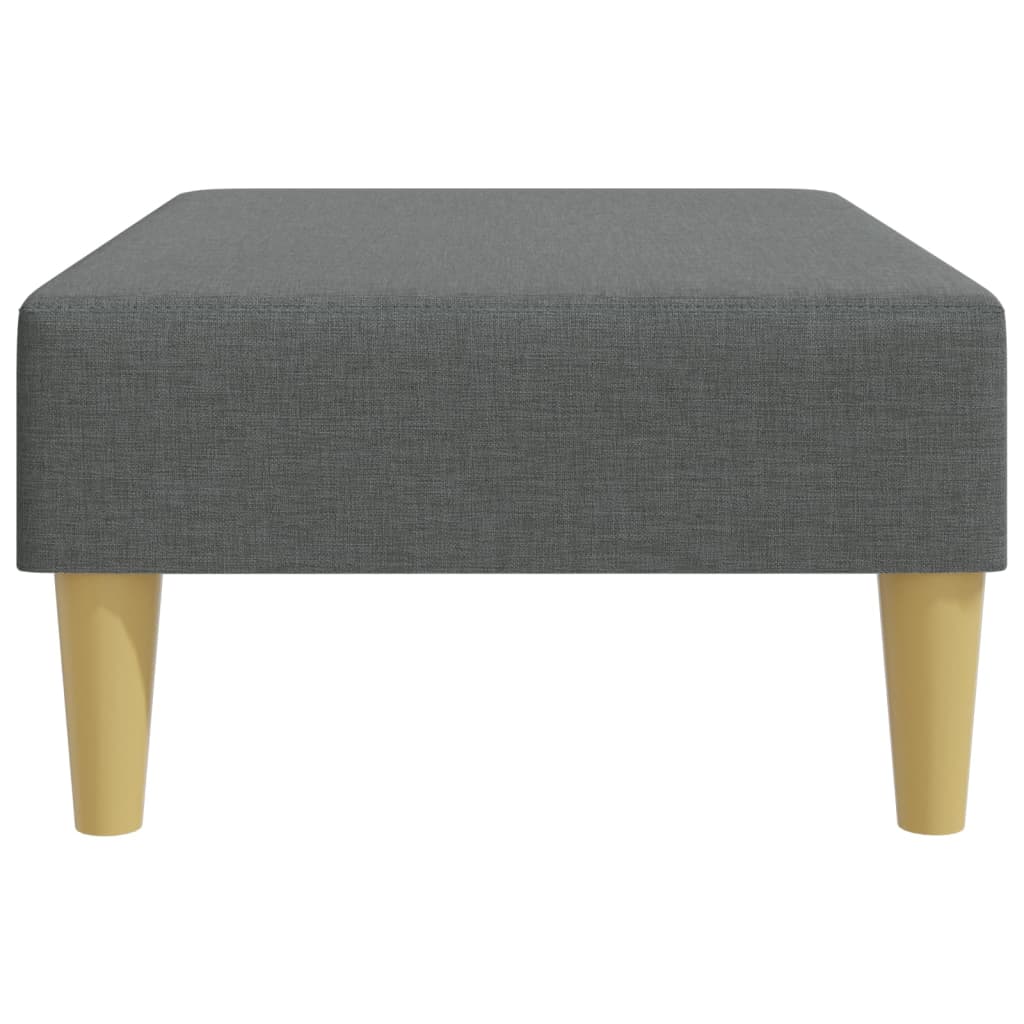 vidaXL Voetenbank 77x55x31 cm stof lichtgrijs