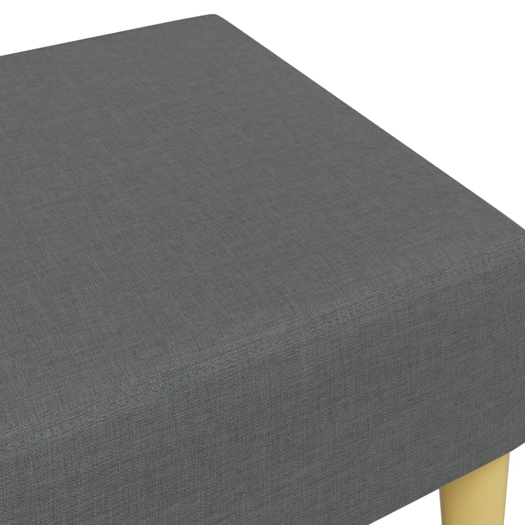 vidaXL Voetenbank 77x55x31 cm stof lichtgrijs