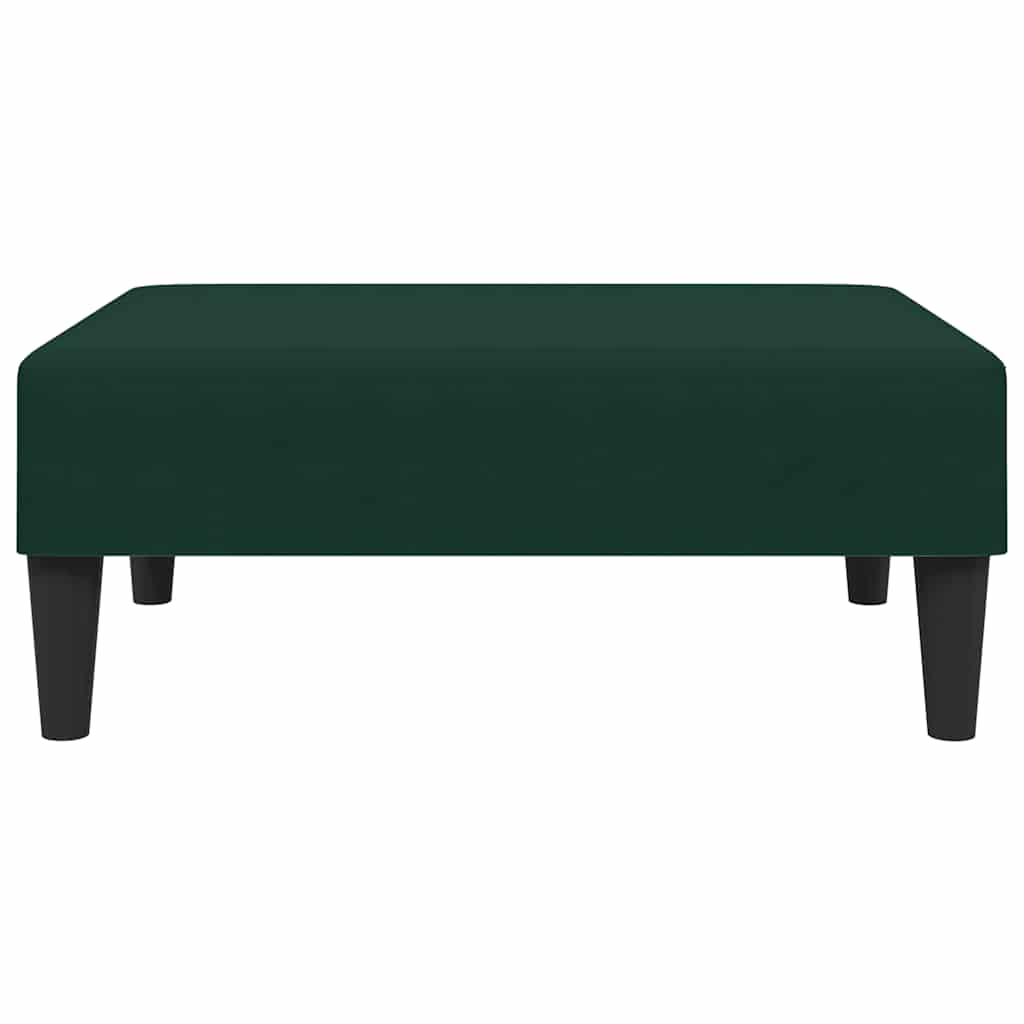 vidaXL Voetenbank 77x55x31 cm fluweel blauw