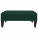 vidaXL Voetenbank 77x55x31 cm fluweel blauw