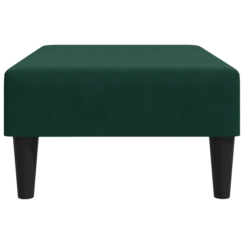 vidaXL Voetenbank 77x55x31 cm fluweel blauw