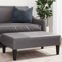 vidaXL Voetenbank 77x55x31 cm kunstleer zwart