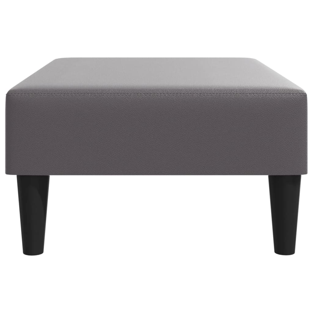 vidaXL Voetenbank 77x55x31 cm kunstleer zwart