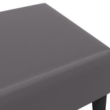 vidaXL Voetenbank 77x55x31 cm kunstleer zwart
