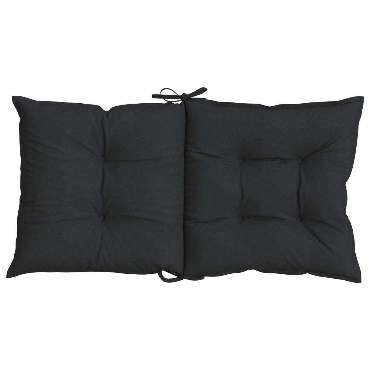 vidaXL Stoelkussens 2 st lage rug 100x50x7 cm stof gemêleerd antraciet