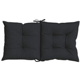 vidaXL Stoelkussens 2 st lage rug 100x50x7 cm stof gemêleerd antraciet