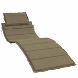vidaXL Ligbedkussen 186x58x4 cm stof gemêleerd antracietkleurig