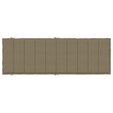vidaXL Ligbedkussen 186x58x4 cm stof gemêleerd antracietkleurig