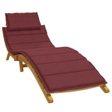 vidaXL Ligbedkussen 186x58x4 cm stof gemêleerd antracietkleurig
