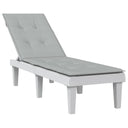 vidaXL Terrasstoelkussen (75+105)x50x3 cm stof gemêleerd antraciet