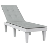 vidaXL Terrasstoelkussen (75+105)x50x3 cm stof gemêleerd antraciet