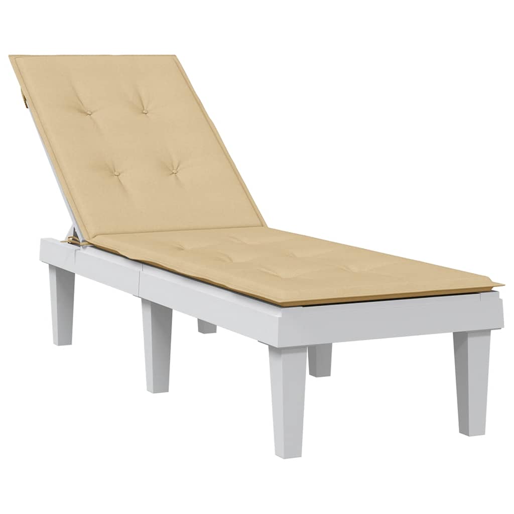 vidaXL Terrasstoelkussen (75+105)x50x3 cm stof gemêleerd antraciet