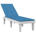 vidaXL Terrasstoelkussen (75+105)x50x3 cm stof gemêleerd antraciet