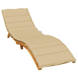 vidaXL Sun Lounger Cushion 200x50x4 cm Fabric Mélange Anthracite