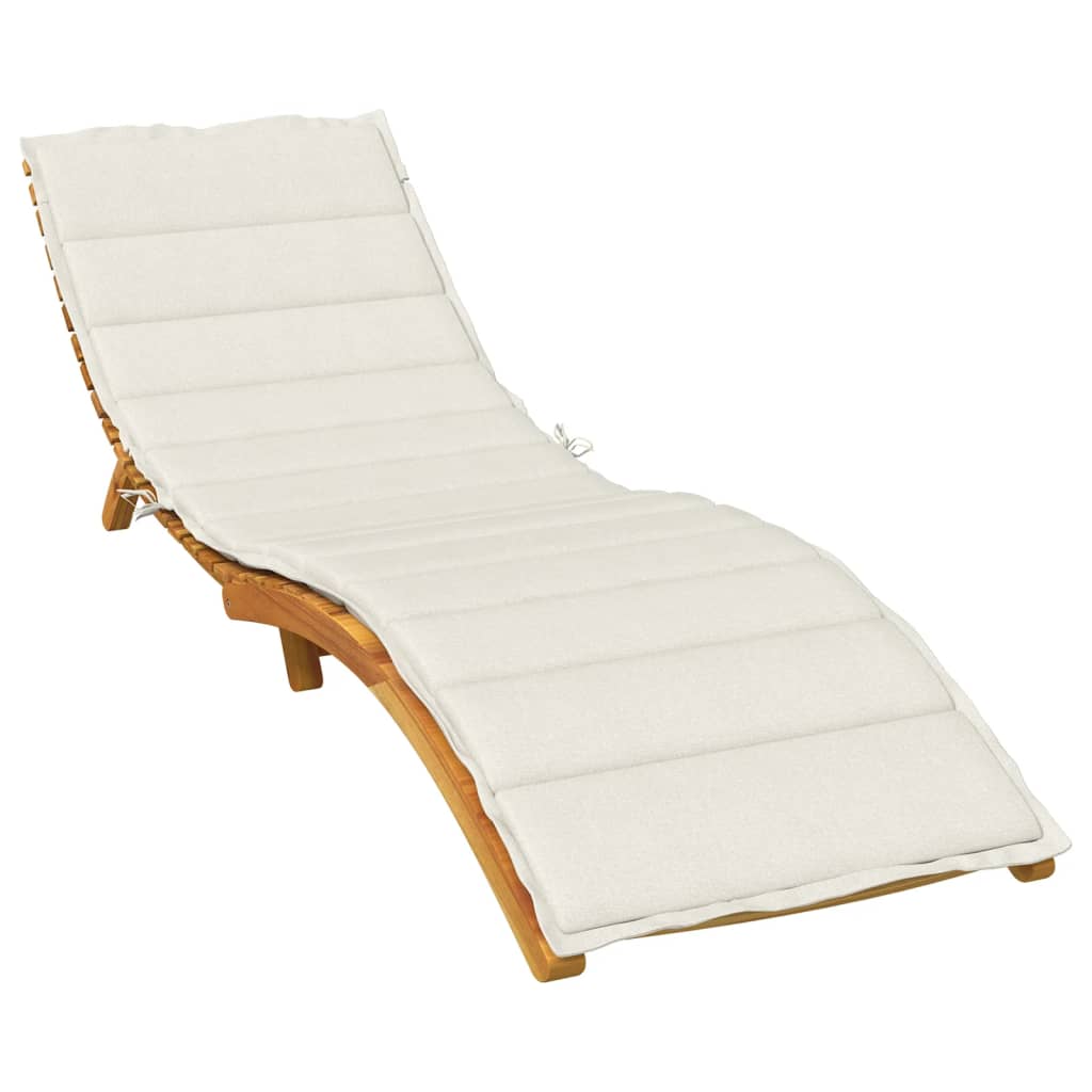 vidaXL Sun Lounger Cushion 200x50x4 cm Fabric Mélange Anthracite