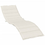 vidaXL Sun Lounger Cushion 200x50x4 cm Fabric Mélange Anthracite