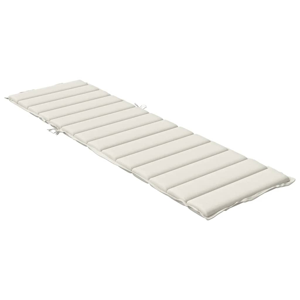 vidaXL Sun Lounger Cushion 200x50x4 cm Fabric Mélange Anthracite