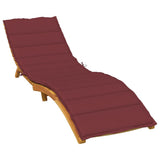 vidaXL Sun Lounger Cushion 200x50x4 cm Fabric Mélange Anthracite