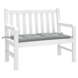 vidaXL Tuinbankkussen 100x50x7 cm stof gemêleerd antracietkleurig