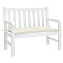 vidaXL Tuinbankkussen 100x50x7 cm stof gemêleerd antracietkleurig