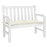 vidaXL Tuinbankkussen 100x50x7 cm stof gemêleerd antracietkleurig