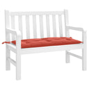 vidaXL Tuinbankkussen 100x50x7 cm stof gemêleerd antracietkleurig