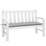 vidaXL Tuinbankkussen 100x50x7 cm stof gemêleerd antracietkleurig