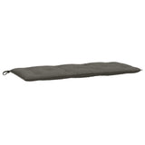vidaXL Tuinbankkussen 100x50x7 cm stof gemêleerd antracietkleurig