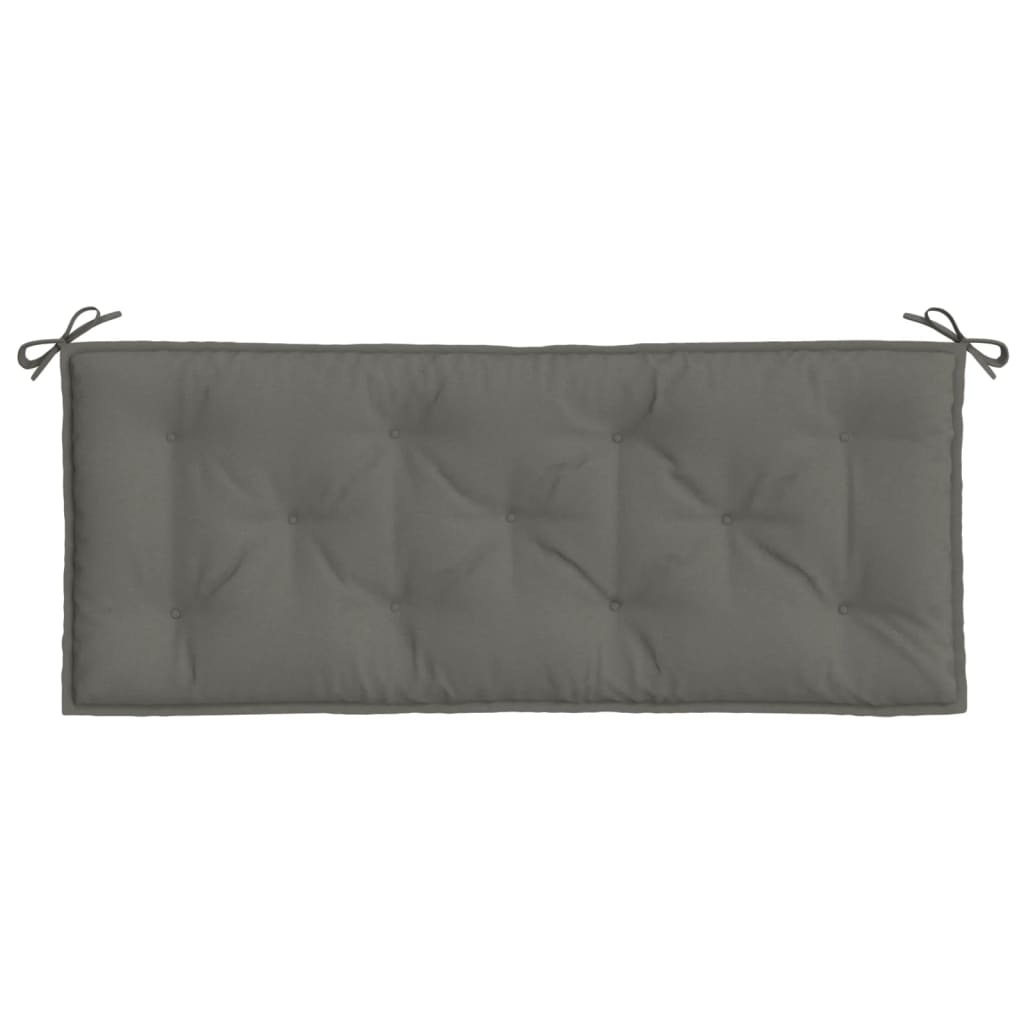 vidaXL Tuinbankkussen 100x50x7 cm stof gemêleerd antracietkleurig