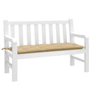 vidaXL Tuinbankkussen 100x50x7 cm stof gemêleerd antracietkleurig