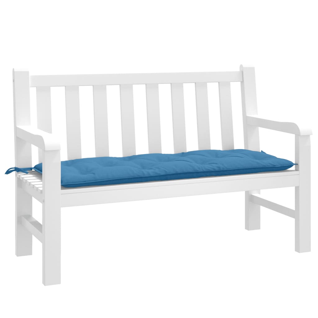 vidaXL Tuinbankkussen 100x50x7 cm stof gemêleerd antracietkleurig