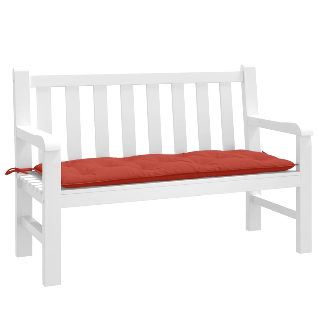 vidaXL Tuinbankkussen 100x50x7 cm stof gemêleerd antracietkleurig