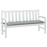 vidaXL Tuinbankkussen 100x50x7 cm stof gemêleerd antracietkleurig