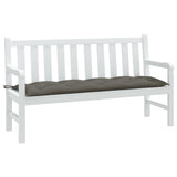 vidaXL Tuinbankkussen 100x50x7 cm stof gemêleerd antracietkleurig