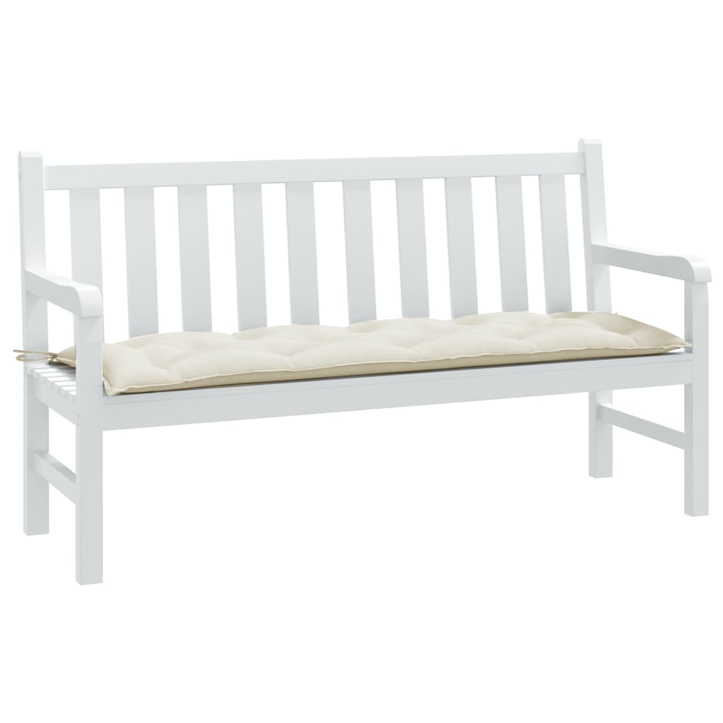 vidaXL Tuinbankkussen 100x50x7 cm stof gemêleerd antracietkleurig