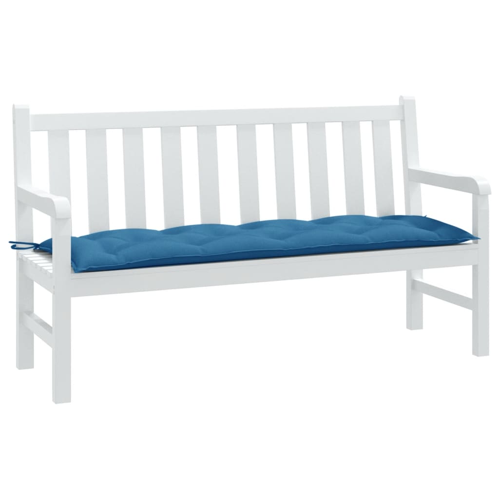vidaXL Tuinbankkussen 100x50x7 cm stof gemêleerd antracietkleurig
